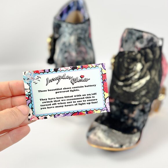 Irregular Choice Dead Funny Skull Light-Up Heels – Size 39 / UK 6 – Rare - Picture 3 of 11
